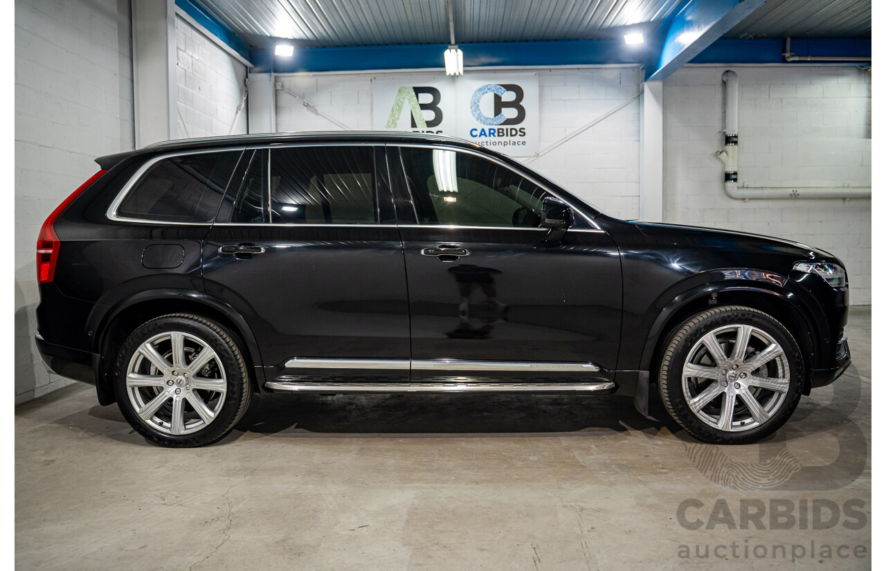 11/2017 Volvo XC90 D5 Inscription Polestar Upgrade (AWD) 256 MY18 4d Wagon Onyx Black Metallic Turbo Diesel 2.0L - 7 Seater