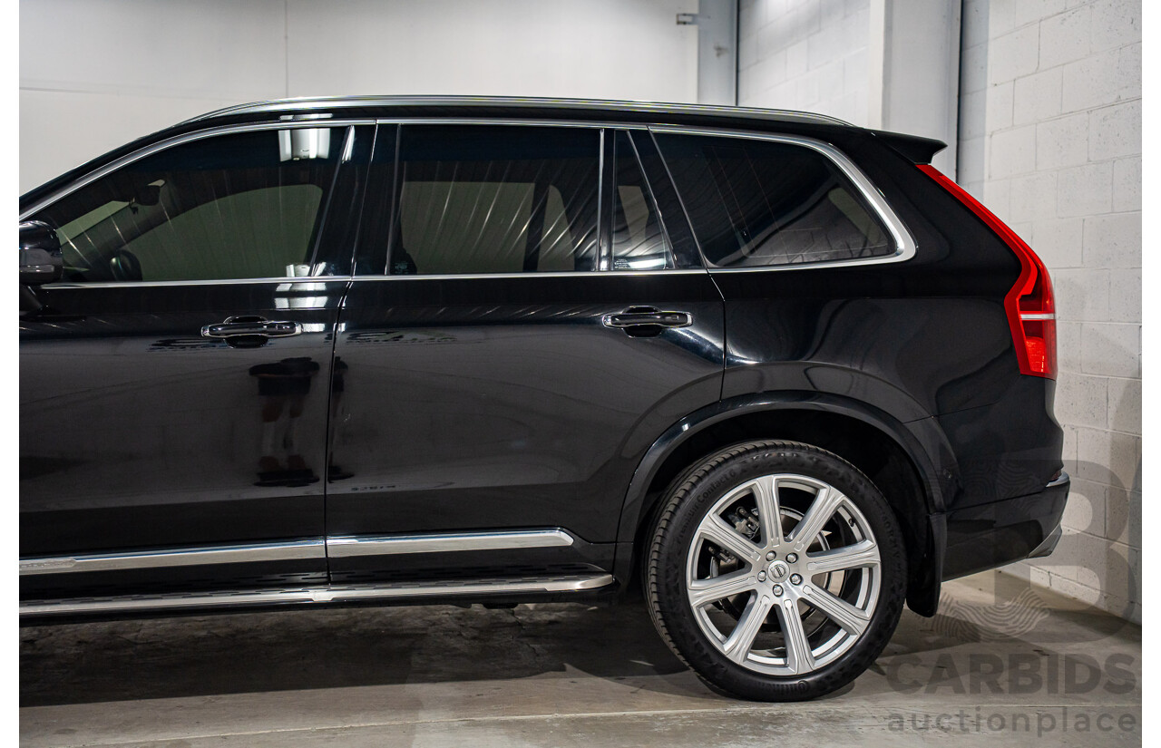 11/2017 Volvo XC90 D5 Inscription Polestar Upgrade (AWD) 256 MY18 4d Wagon Onyx Black Metallic Turbo Diesel 2.0L - 7 Seater