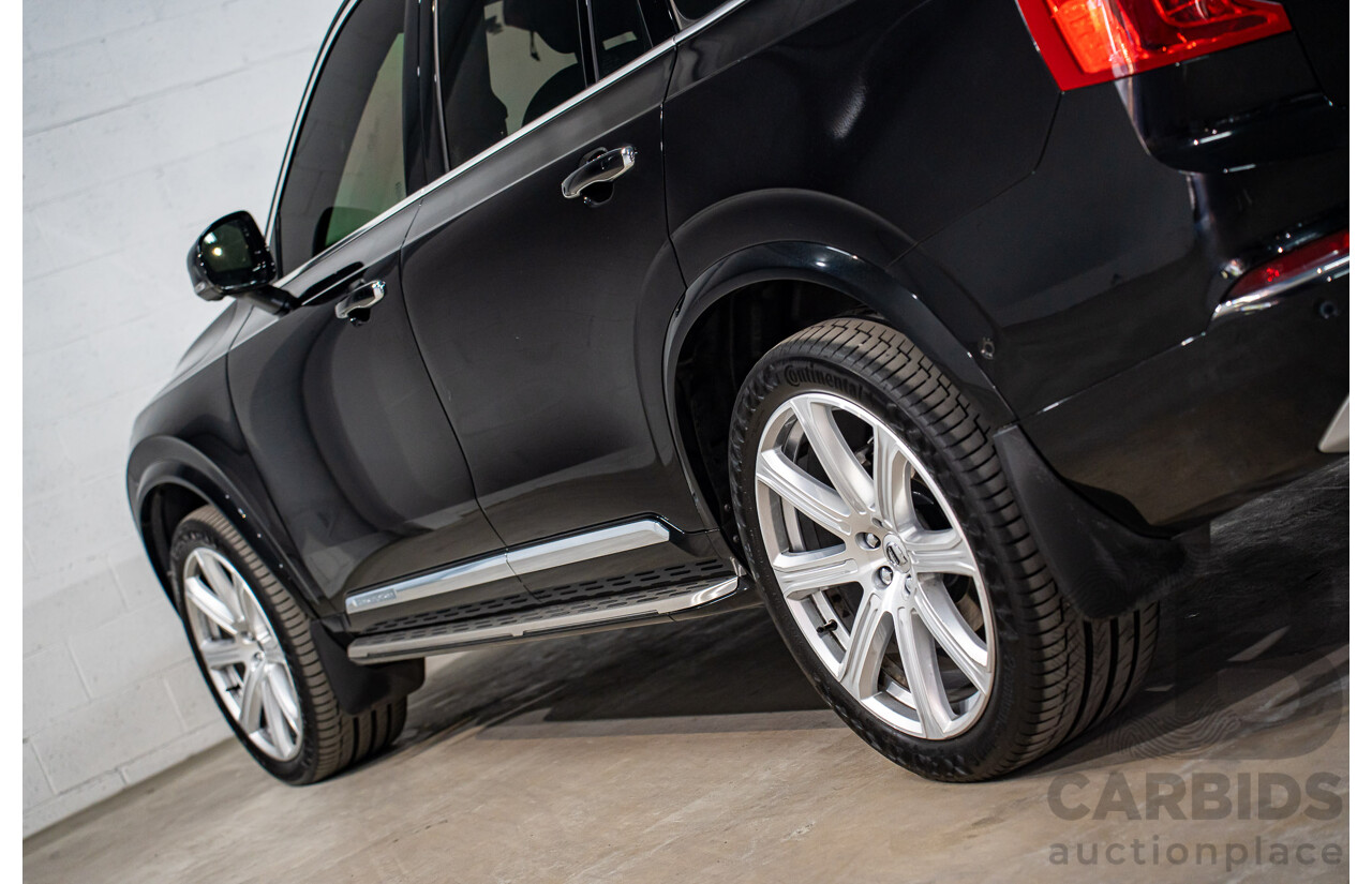 11/2017 Volvo XC90 D5 Inscription Polestar Upgrade (AWD) 256 MY18 4d Wagon Onyx Black Metallic Turbo Diesel 2.0L - 7 Seater