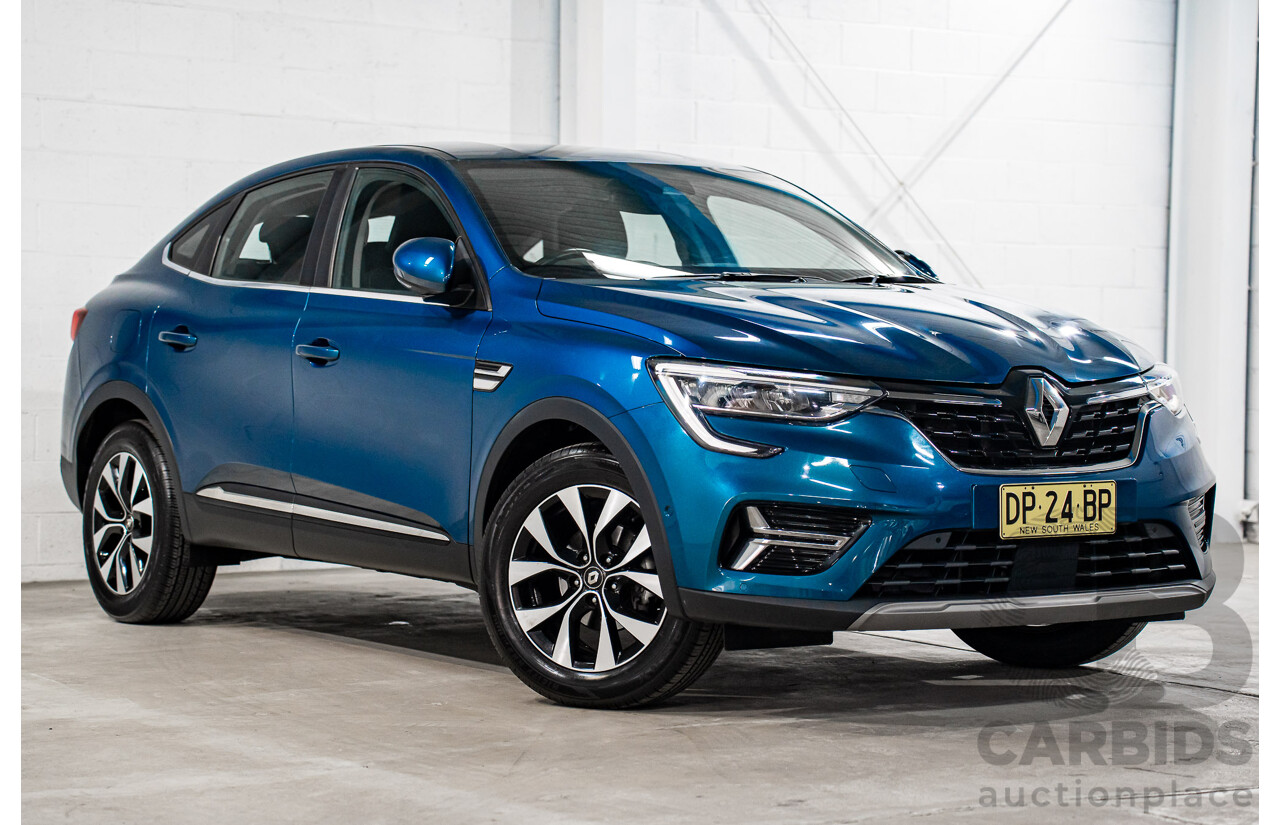 04/2022 Renault Arkana Zen (FWD) XJL MY22 4d Coupe Zanzibar Blue Metallic Turbo 1.3L