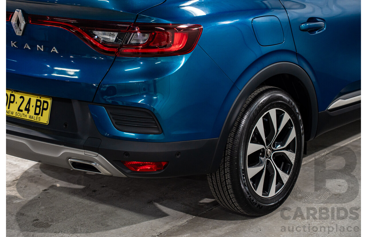 04/2022 Renault Arkana Zen (FWD) XJL MY22 4d Coupe Zanzibar Blue Metallic Turbo 1.3L