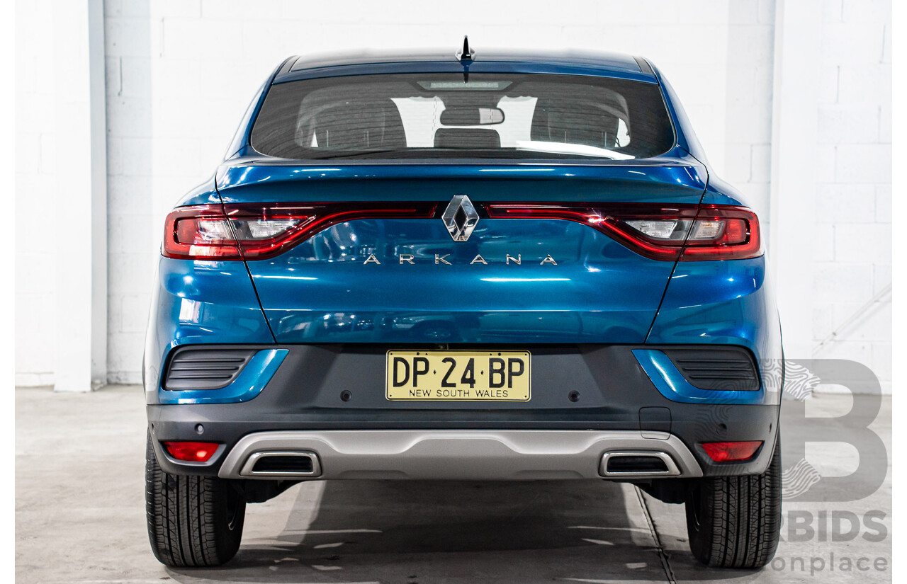 04/2022 Renault Arkana Zen (FWD) XJL MY22 4d Coupe Zanzibar Blue Metallic Turbo 1.3L
