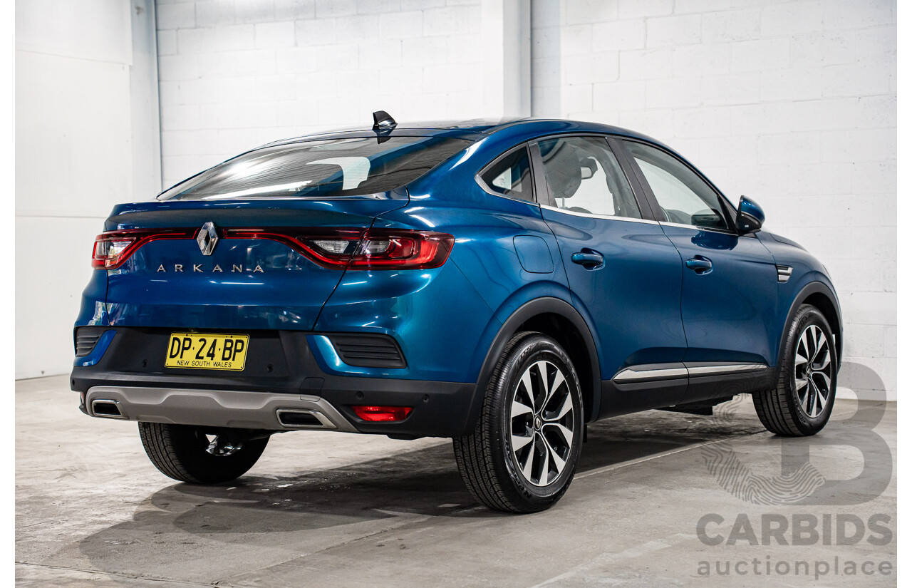 04/2022 Renault Arkana Zen (FWD) XJL MY22 4d Coupe Zanzibar Blue Metallic Turbo 1.3L