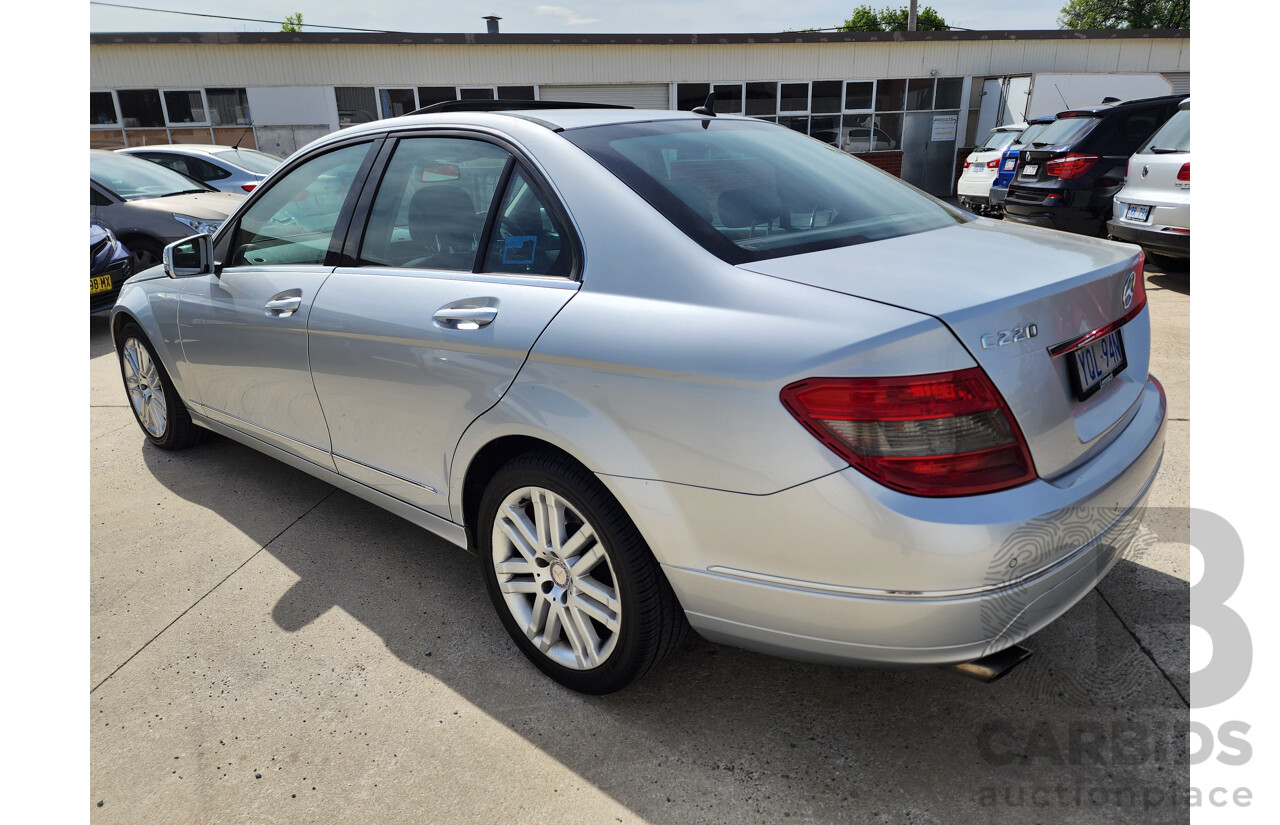 5/2009 Mercedes-Benz C220 CDI Classic W204 4d Sedan Silver 2.1L