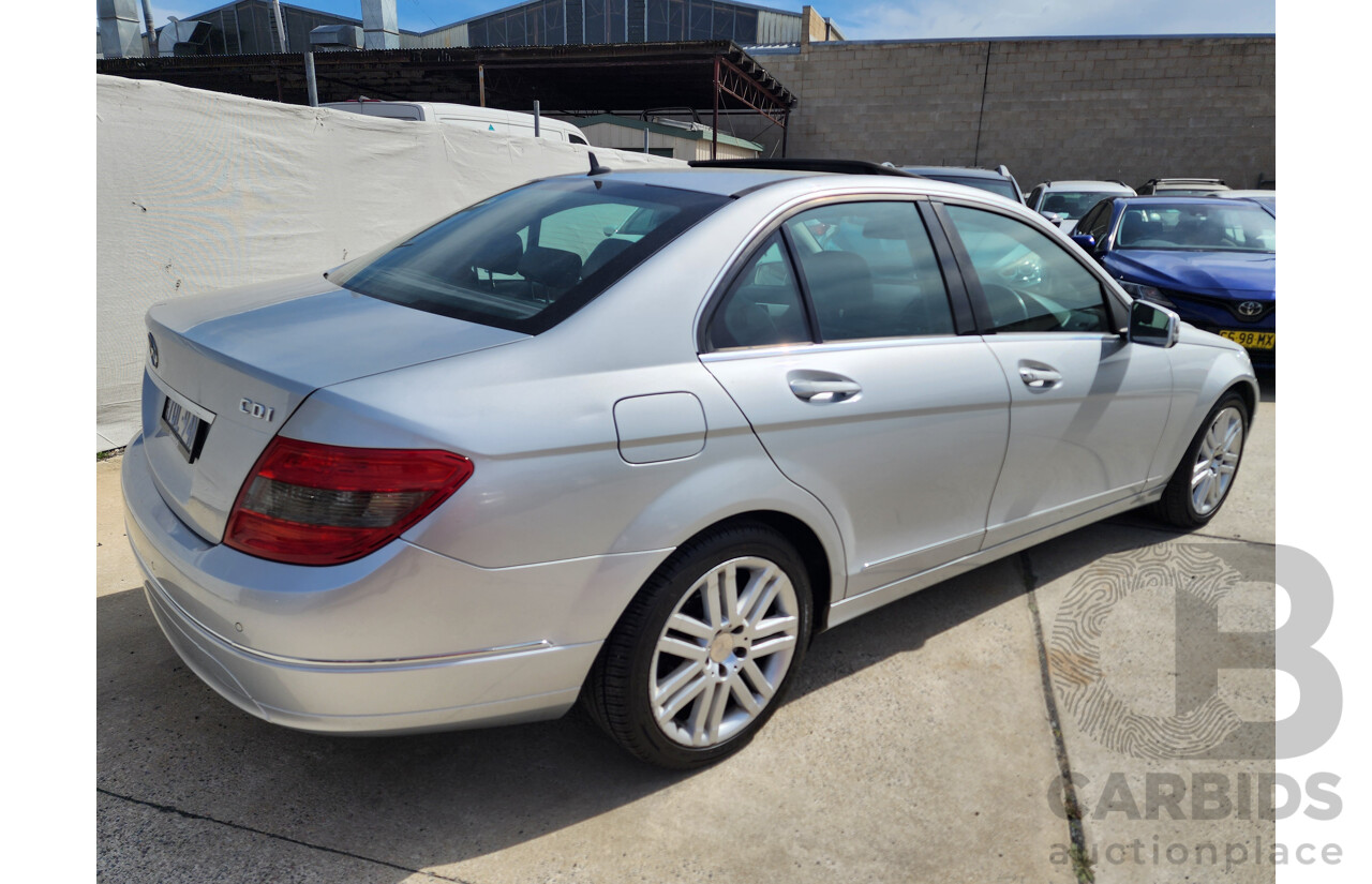 5/2009 Mercedes-Benz C220 CDI Classic W204 4d Sedan Silver 2.1L