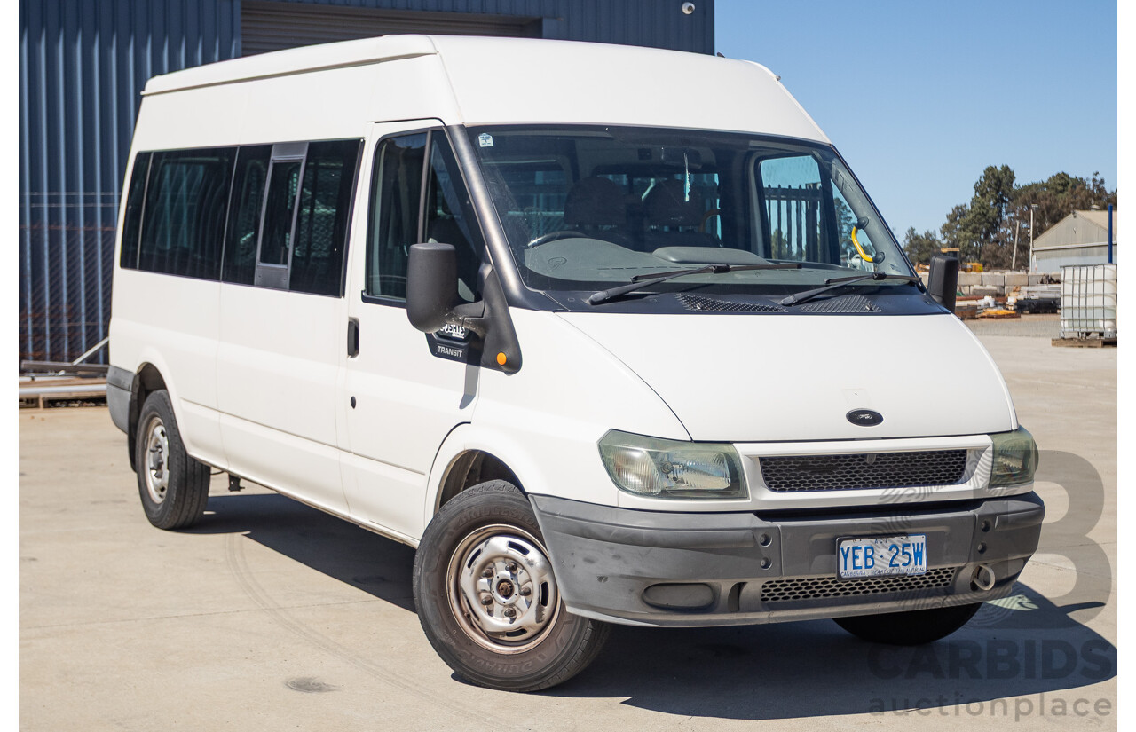 3/2006 Ford Transit VJ Bus Diamond White Turbo Diesel 2.4L