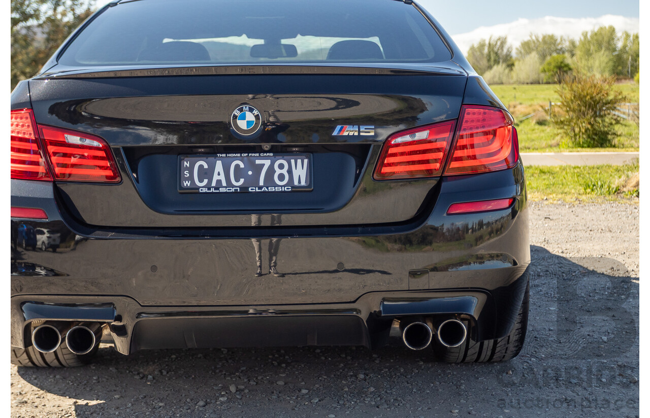 7/2012 BMW M5 F10 MY12 4d Sedan Sapphire Black Metallic Twin Turbo V8 4.4L