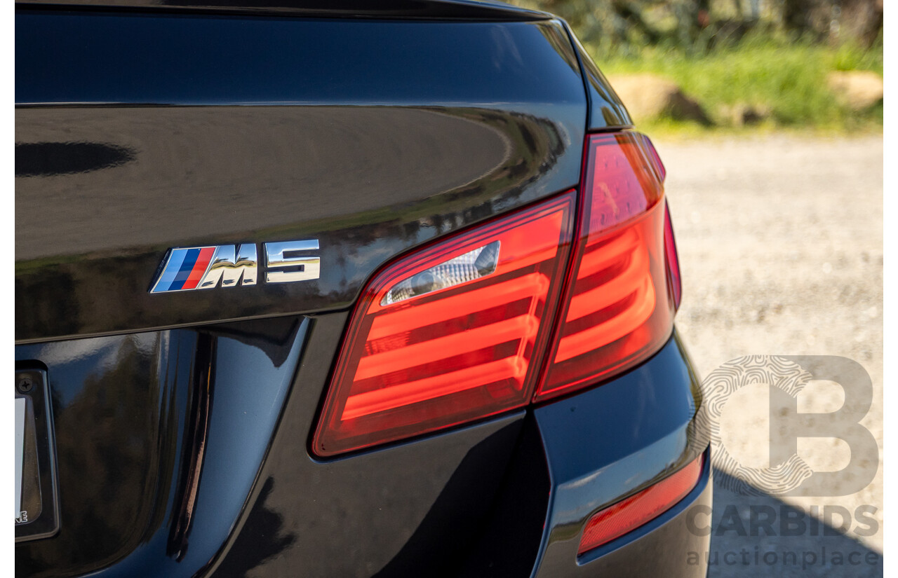 7/2012 BMW M5 F10 MY12 4d Sedan Sapphire Black Metallic Twin Turbo V8 4.4L