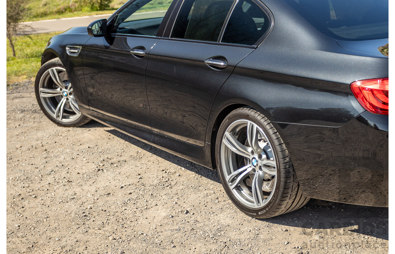 7/2012 BMW M5 F10 MY12 4d Sedan Sapphire Black Metallic Twin Turbo V8 4.4L