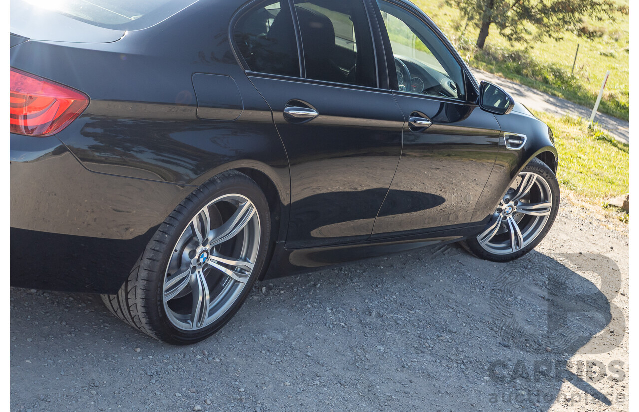 7/2012 BMW M5 F10 MY12 4d Sedan Sapphire Black Metallic Twin Turbo V8 4.4L