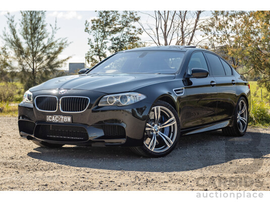 7/2012 BMW M5 F10 MY12 4d Sedan Sapphire Black Metallic Twin Turbo V8 4.4L