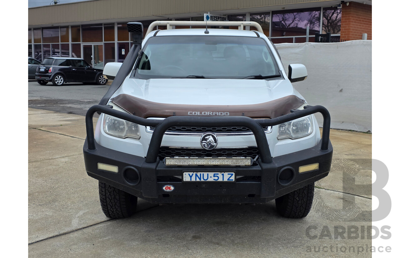 04/2015 Holden Colorado LS (4x4) RG MY15 Crew C/Chas White Turbo Diesel 2.8L
