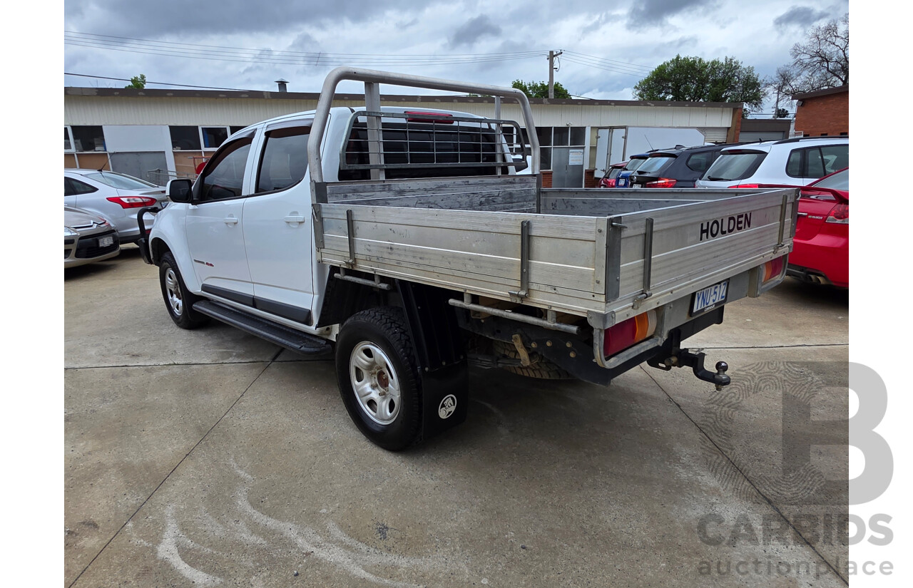 04/2015 Holden Colorado LS (4x4) RG MY15 Crew C/Chas White Turbo Diesel 2.8L