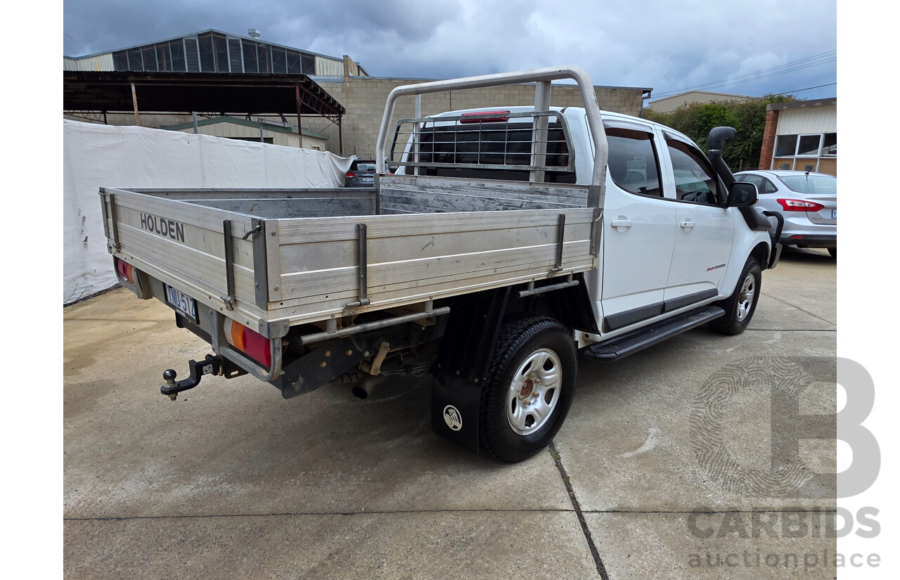 04/2015 Holden Colorado LS (4x4) RG MY15 Crew C/Chas White Turbo Diesel 2.8L
