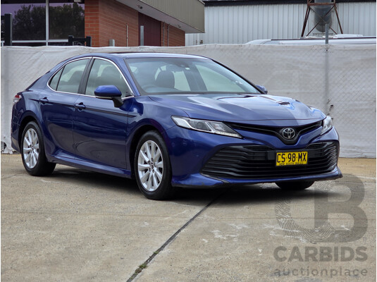 08/2018 Toyota Camry Ascent ASV70R 4D Sedan Dark Blue Mica 2.5L