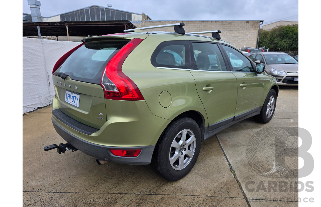 10/2010 Volvo XC60 3.2 (AWD) DZ MY11 4D Wagon Green 3.2L