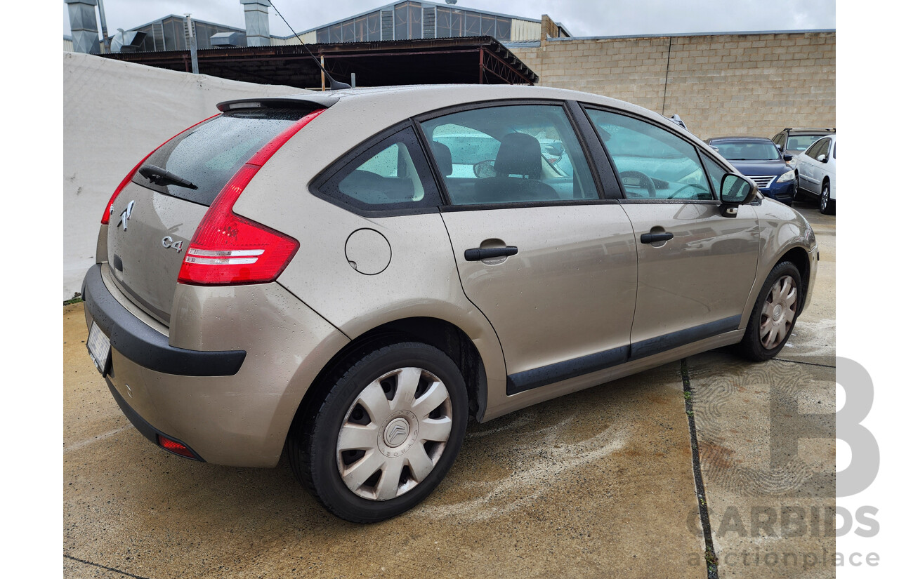 7/2010 Citroen C4 HDi MY09 5d Hatchback Gold 1.6L