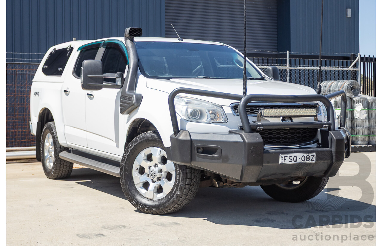 06/2015 Holden Colorado LTZ (4x4) RG MY16 Crew Cab Summit White Turbo Diesel 2.8L