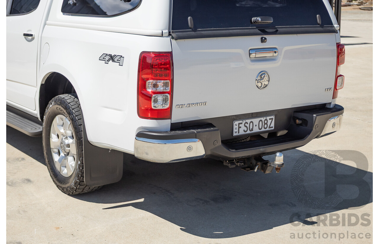 06/2015 Holden Colorado LTZ (4x4) RG MY16 Crew Cab Summit White Turbo Diesel 2.8L