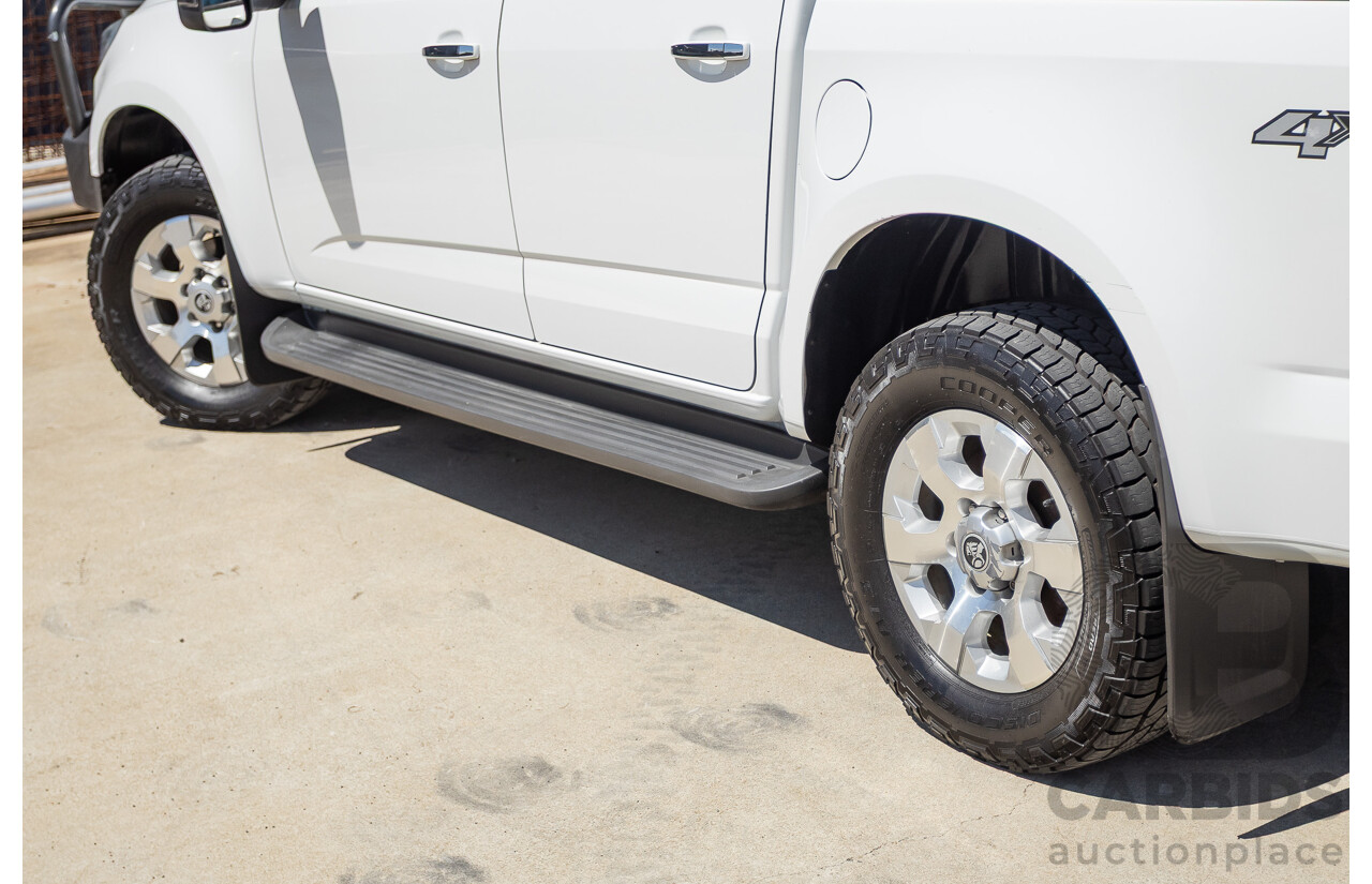 06/2015 Holden Colorado LTZ (4x4) RG MY16 Crew Cab Summit White Turbo Diesel 2.8L