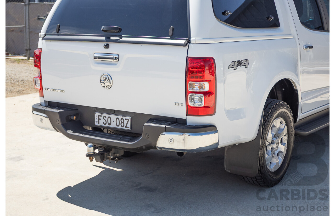 06/2015 Holden Colorado LTZ (4x4) RG MY16 Crew Cab Summit White Turbo Diesel 2.8L