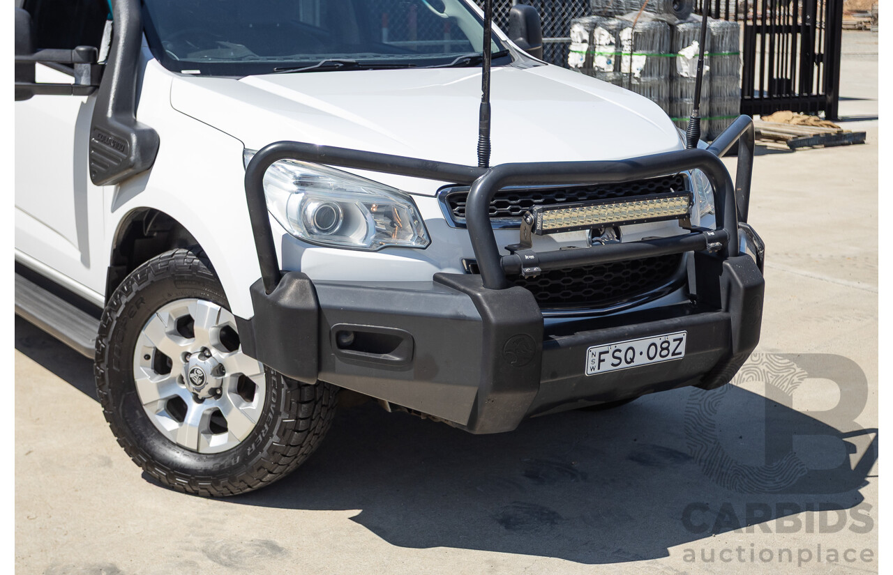 06/2015 Holden Colorado LTZ (4x4) RG MY16 Crew Cab Summit White Turbo Diesel 2.8L