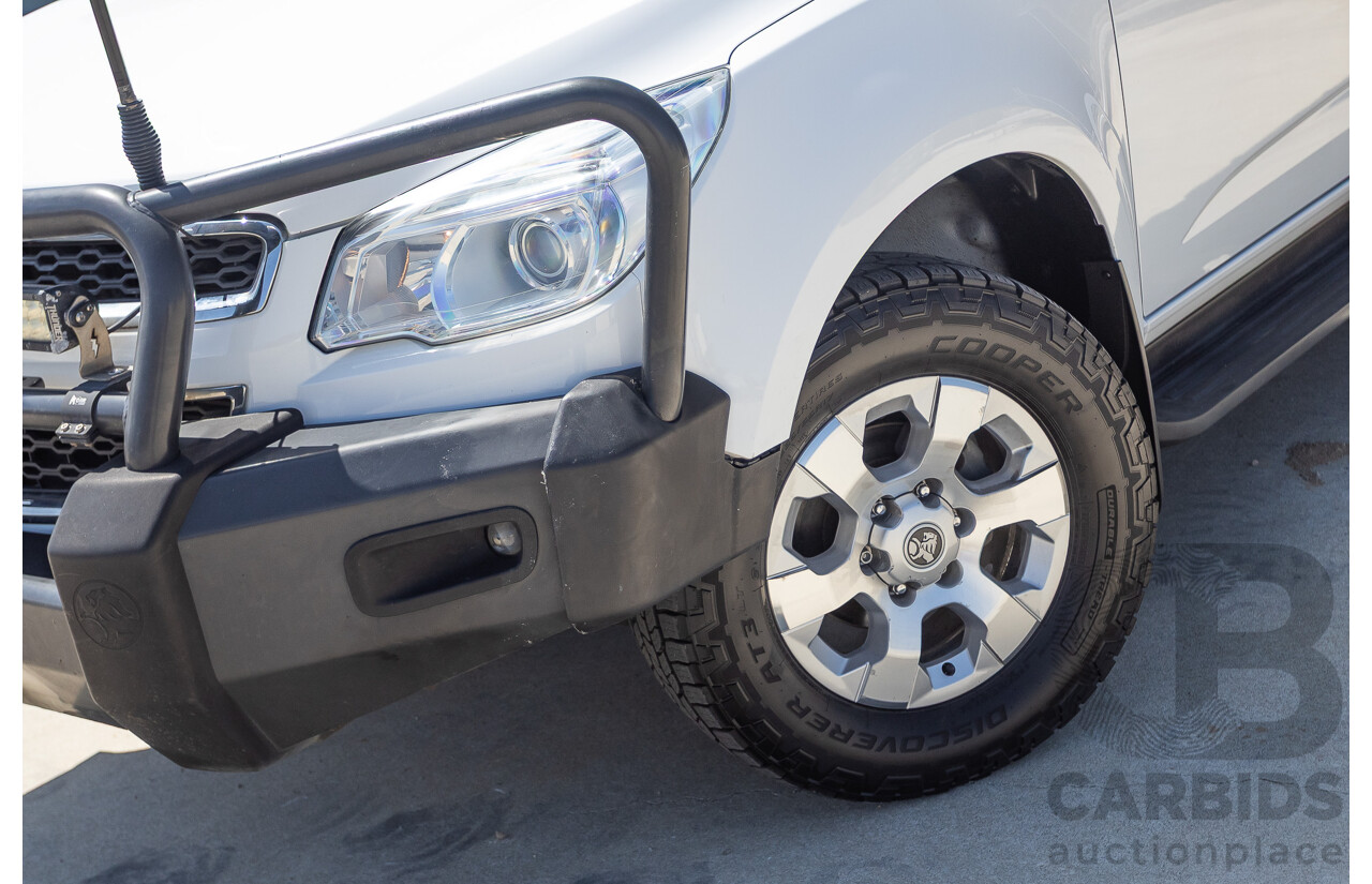 06/2015 Holden Colorado LTZ (4x4) RG MY16 Crew Cab Summit White Turbo Diesel 2.8L