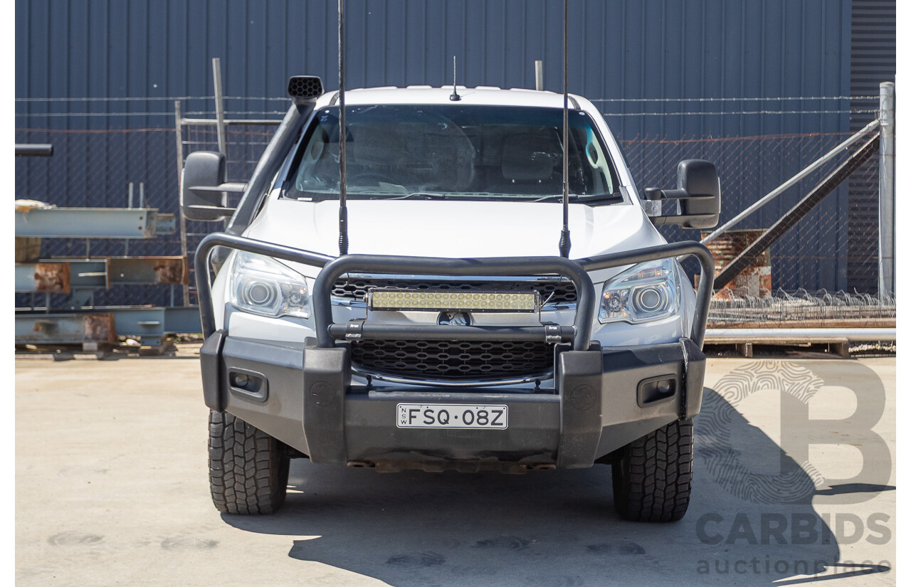 06/2015 Holden Colorado LTZ (4x4) RG MY16 Crew Cab Summit White Turbo Diesel 2.8L