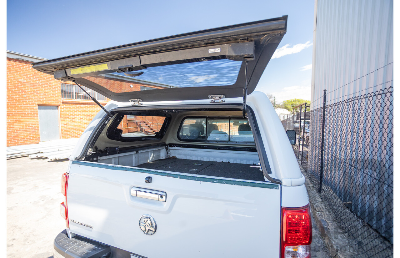 06/2015 Holden Colorado LTZ (4x4) RG MY16 Crew Cab Summit White Turbo Diesel 2.8L