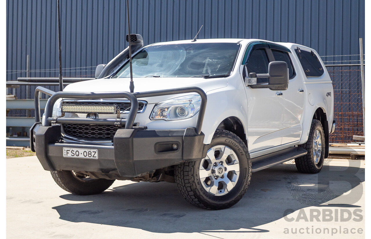 06/2015 Holden Colorado LTZ (4x4) RG MY16 Crew Cab Summit White Turbo Diesel 2.8L