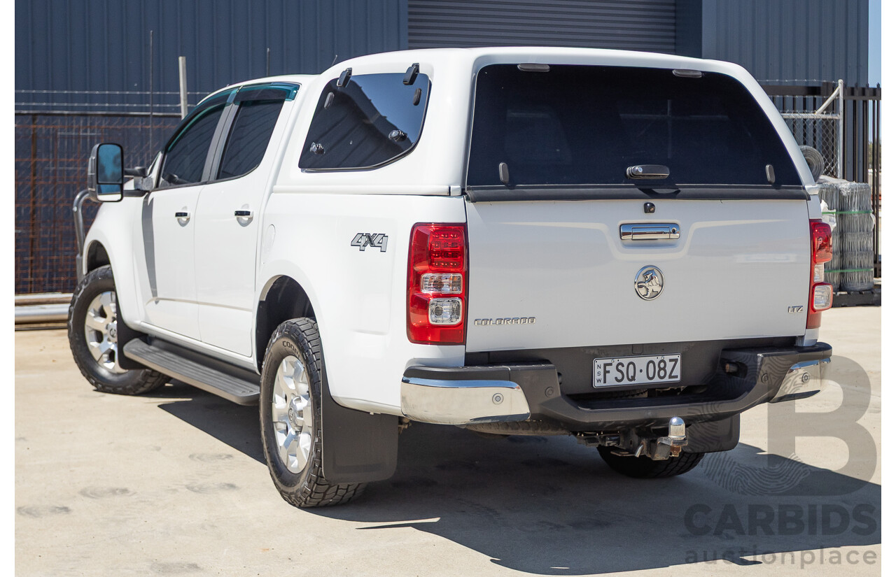 06/2015 Holden Colorado LTZ (4x4) RG MY16 Crew Cab Summit White Turbo Diesel 2.8L