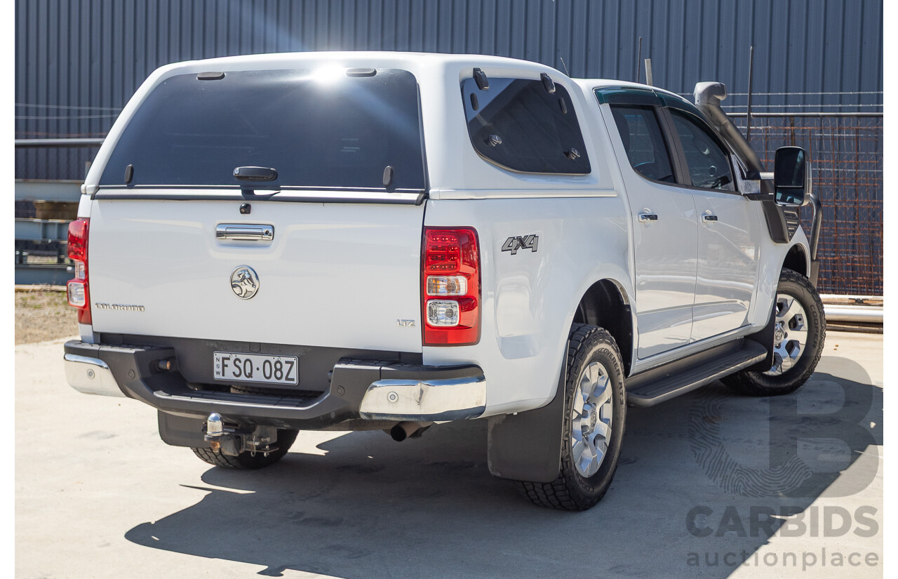 06/2015 Holden Colorado LTZ (4x4) RG MY16 Crew Cab Summit White Turbo Diesel 2.8L