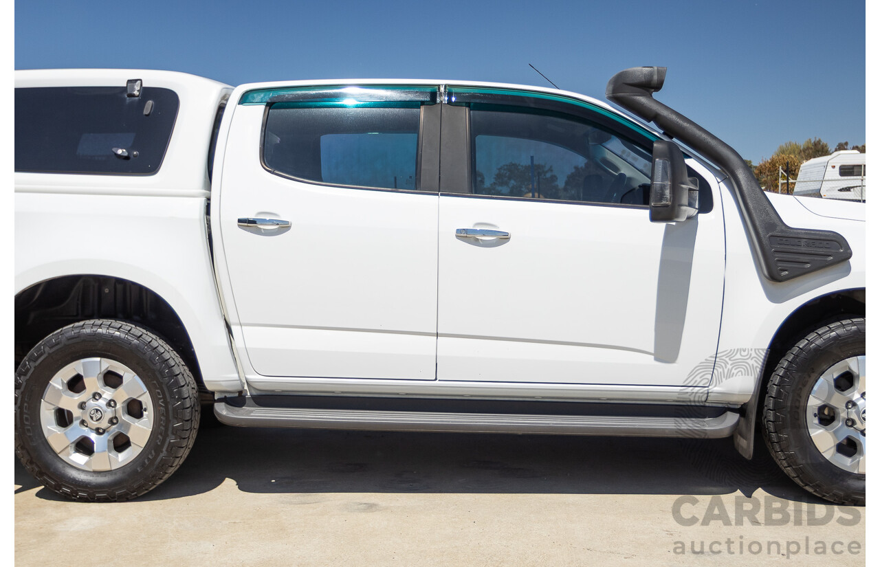 06/2015 Holden Colorado LTZ (4x4) RG MY16 Crew Cab Summit White Turbo Diesel 2.8L