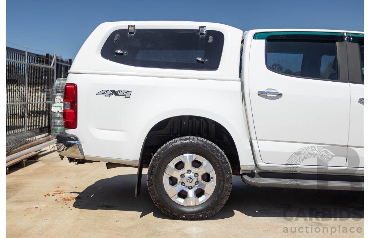 06/2015 Holden Colorado LTZ (4x4) RG MY16 Crew Cab Summit White Turbo Diesel 2.8L