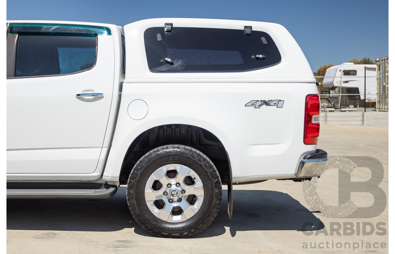 06/2015 Holden Colorado LTZ (4x4) RG MY16 Crew Cab Summit White Turbo Diesel 2.8L