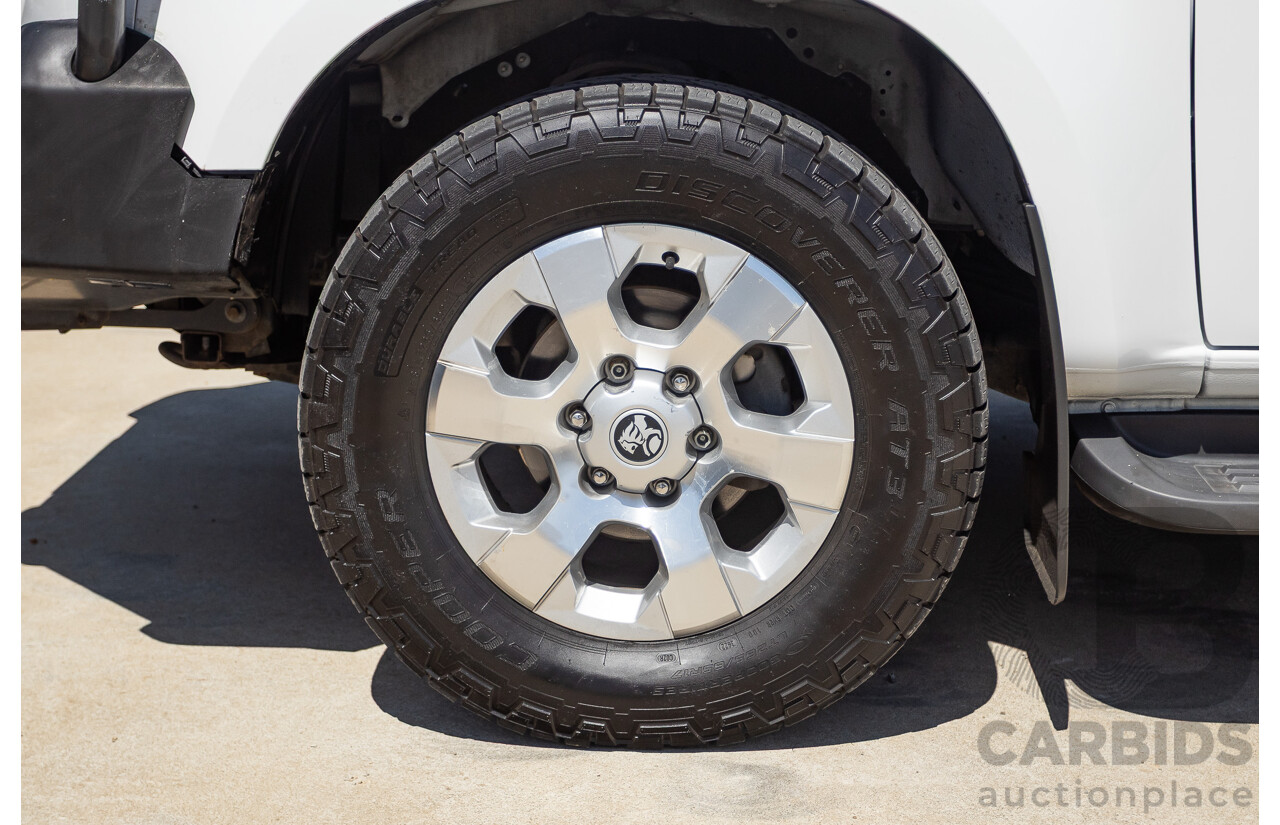 06/2015 Holden Colorado LTZ (4x4) RG MY16 Crew Cab Summit White Turbo Diesel 2.8L