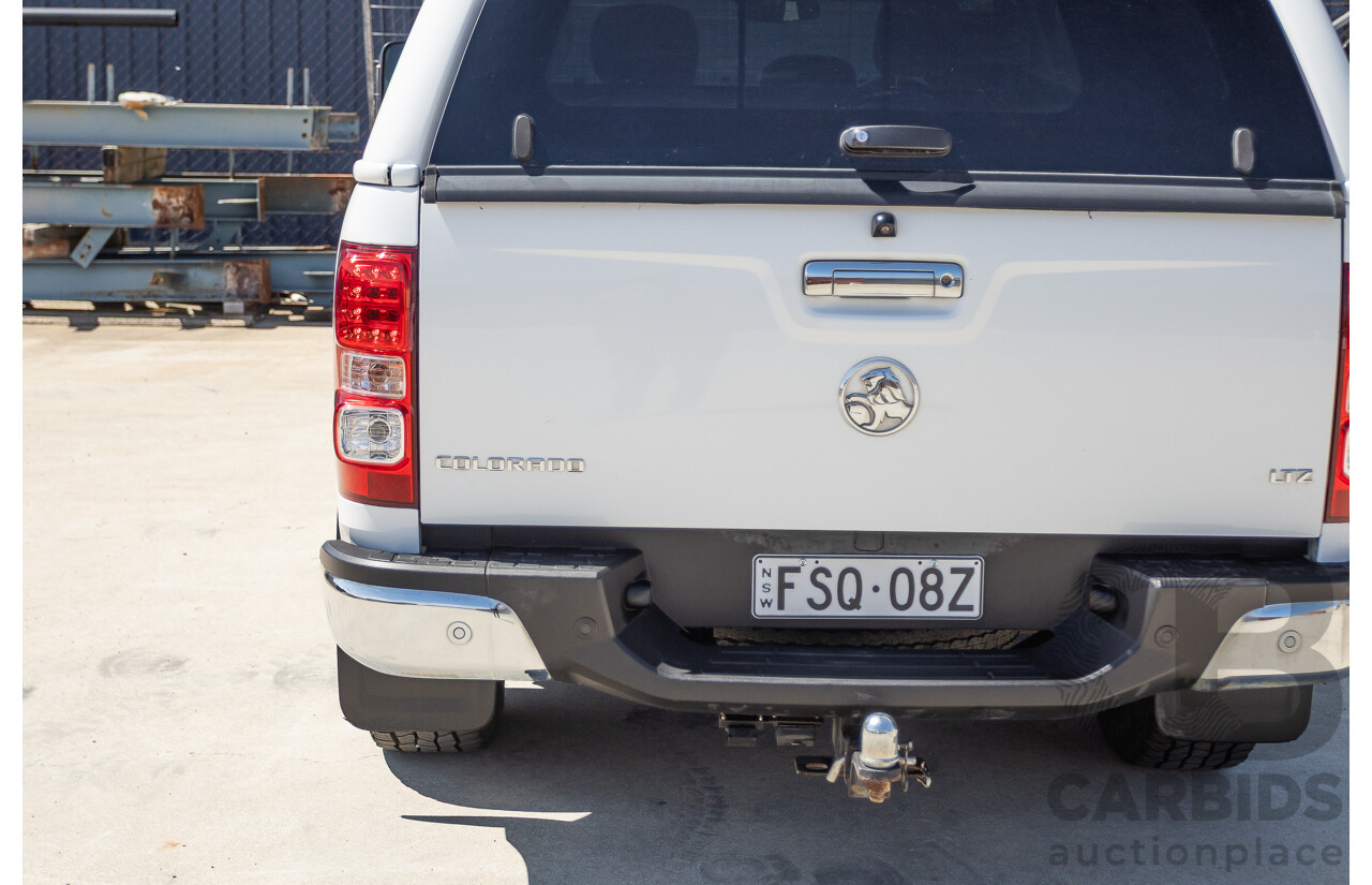 06/2015 Holden Colorado LTZ (4x4) RG MY16 Crew Cab Summit White Turbo Diesel 2.8L