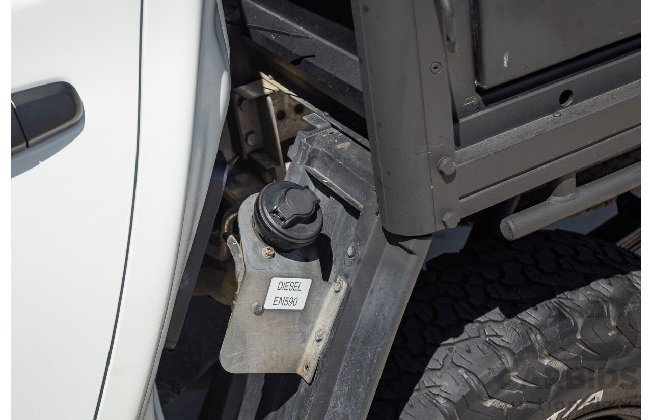 07/2019 Mitsubishi Triton GLX (4x4) MR MY19 C/Chas White 2.4L