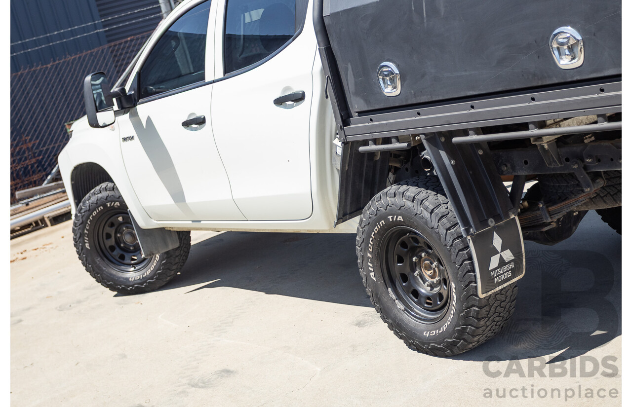 07/2019 Mitsubishi Triton GLX (4x4) MR MY19 C/Chas White 2.4L