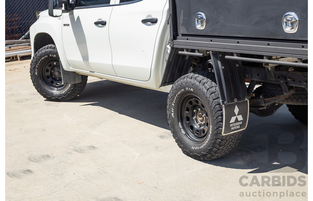 07/2019 Mitsubishi Triton GLX (4x4) MR MY19 C/Chas White 2.4L