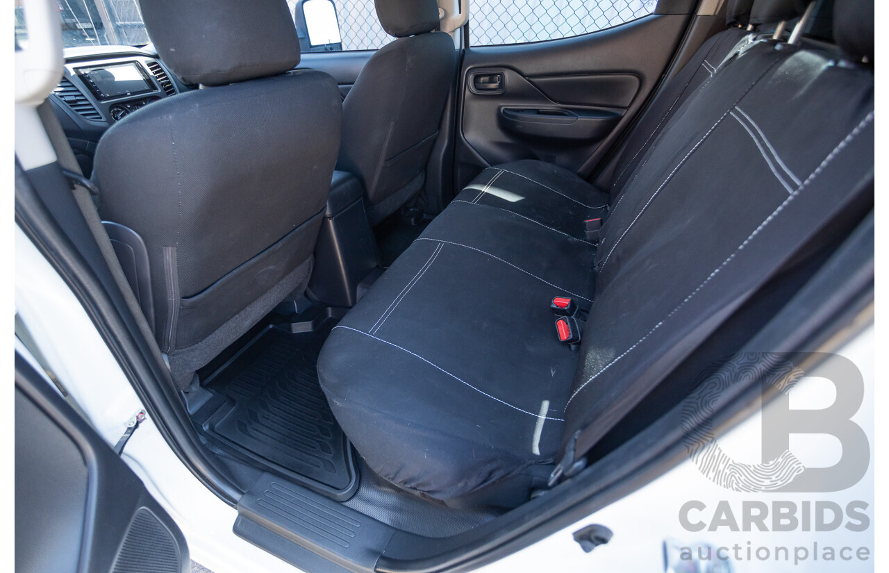 07/2019 Mitsubishi Triton GLX (4x4) MR MY19 C/Chas White 2.4L