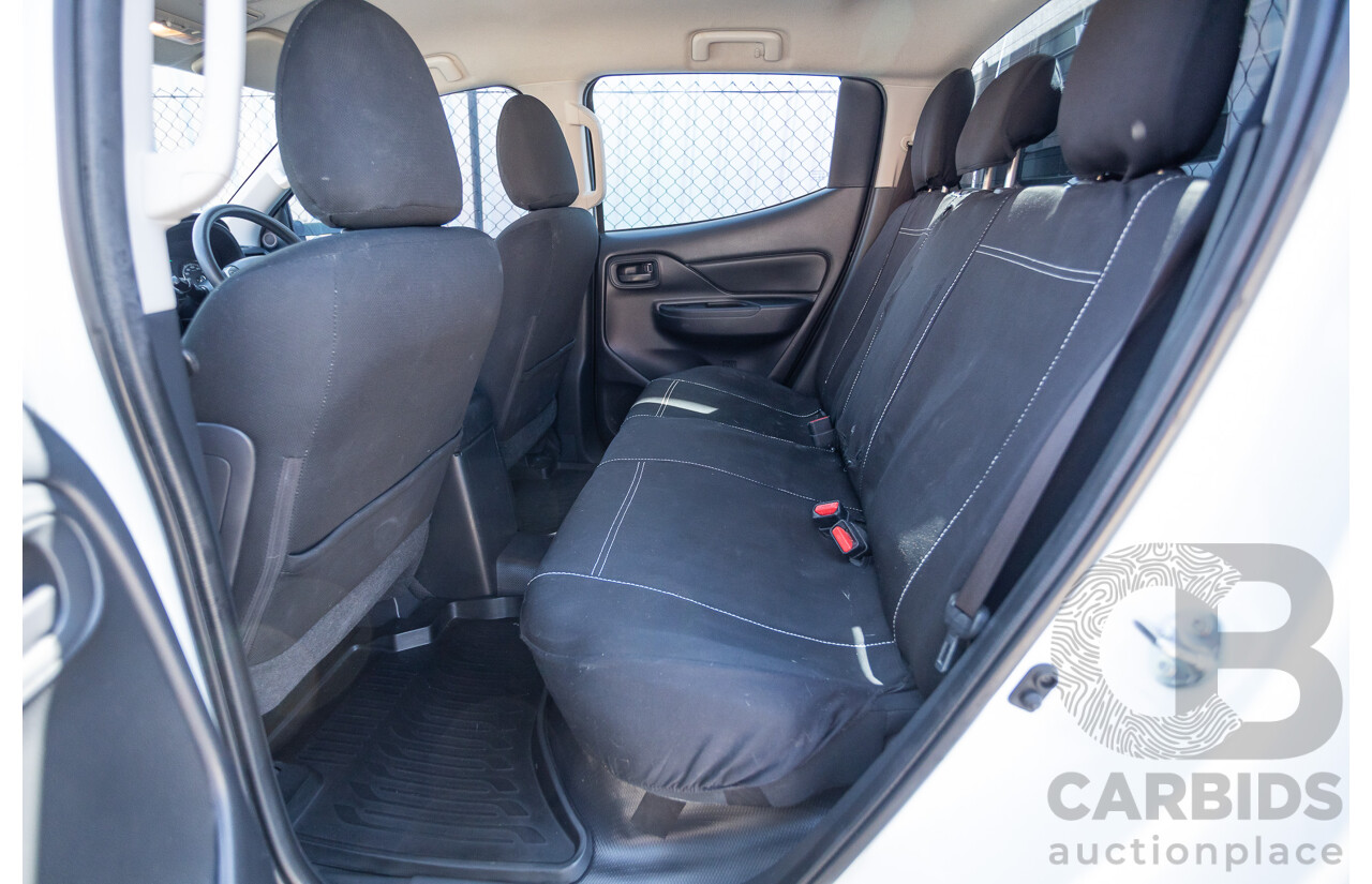 07/2019 Mitsubishi Triton GLX (4x4) MR MY19 C/Chas White 2.4L