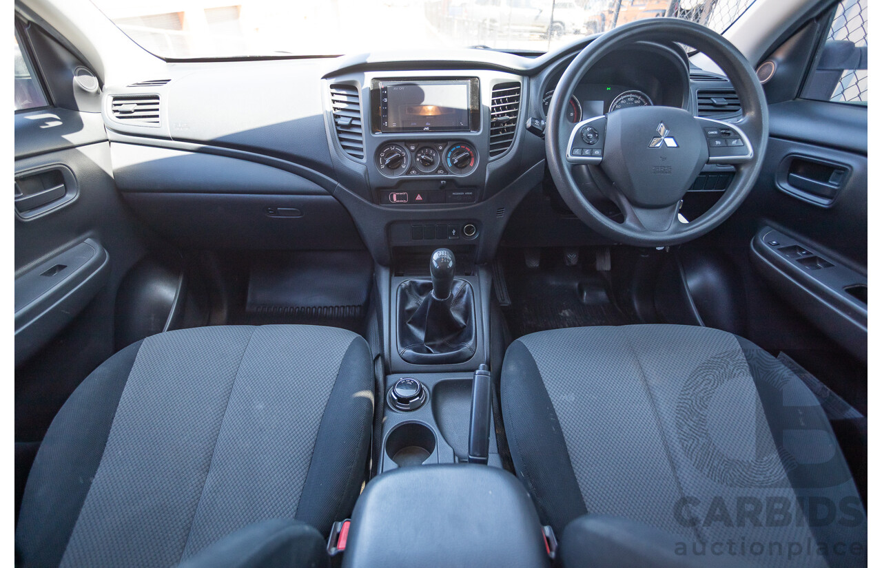 07/2019 Mitsubishi Triton GLX (4x4) MR MY19 C/Chas White 2.4L