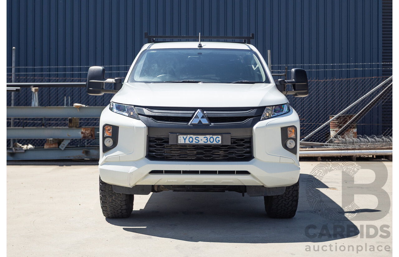 07/2019 Mitsubishi Triton GLX (4x4) MR MY19 C/Chas White 2.4L