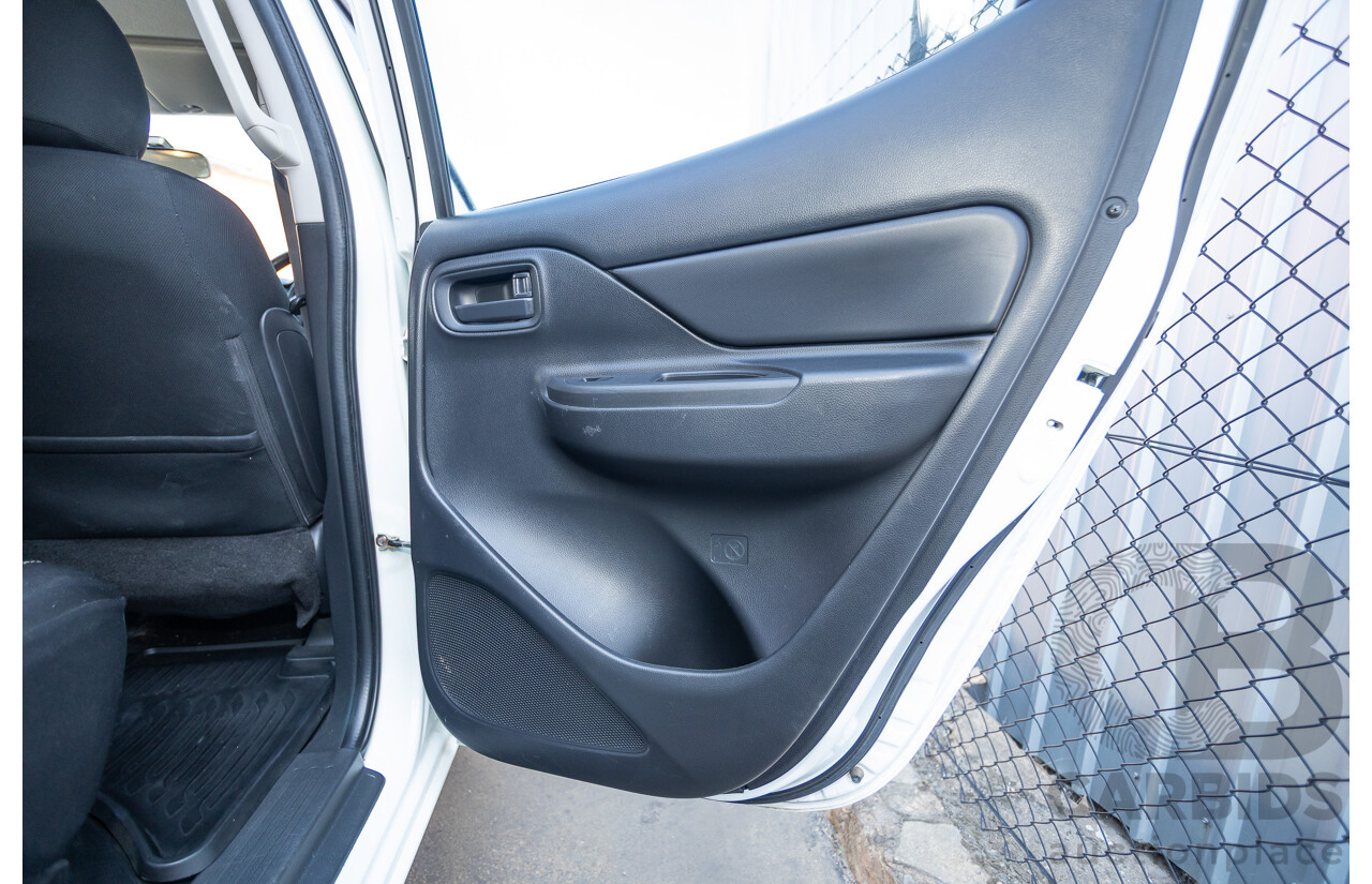 07/2019 Mitsubishi Triton GLX (4x4) MR MY19 C/Chas White 2.4L