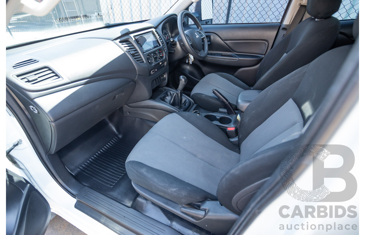 07/2019 Mitsubishi Triton GLX (4x4) MR MY19 C/Chas White 2.4L