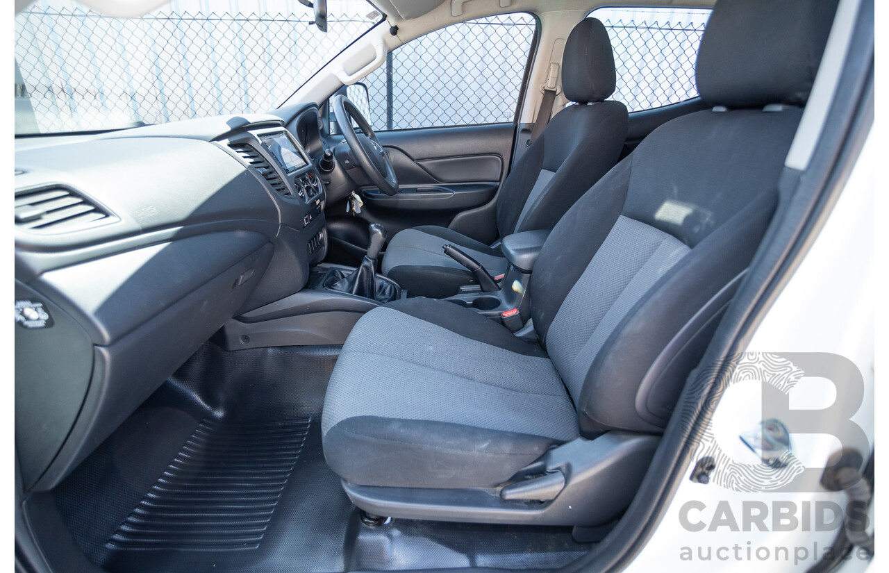 07/2019 Mitsubishi Triton GLX (4x4) MR MY19 C/Chas White 2.4L