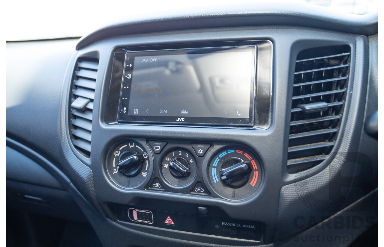 07/2019 Mitsubishi Triton GLX (4x4) MR MY19 C/Chas White 2.4L