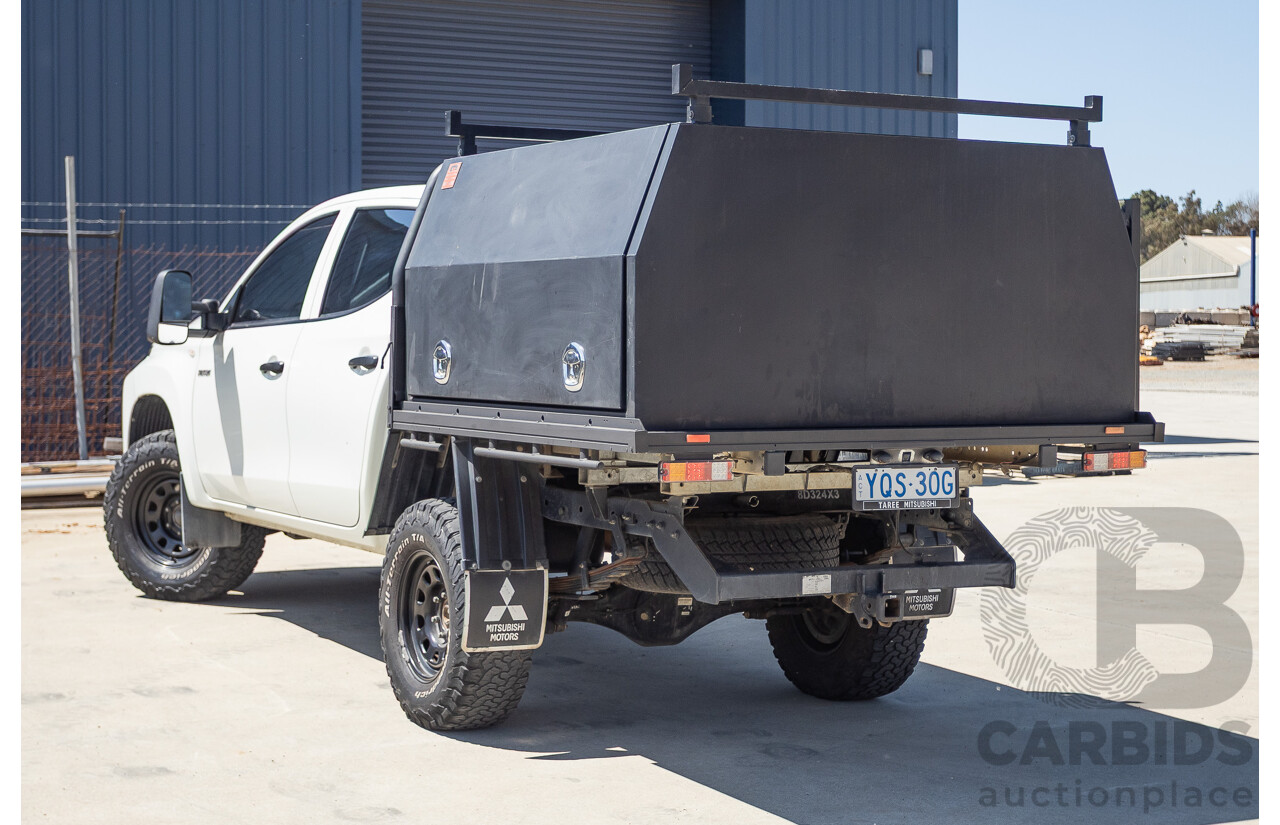 07/2019 Mitsubishi Triton GLX (4x4) MR MY19 C/Chas White 2.4L