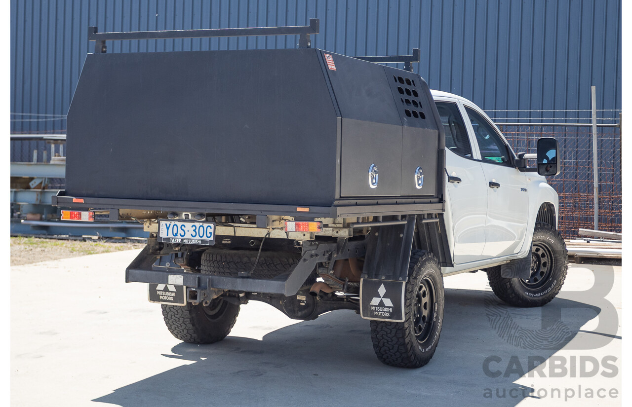07/2019 Mitsubishi Triton GLX (4x4) MR MY19 C/Chas White 2.4L